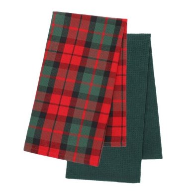 Комплект кухонных полотенец Homla TARTAN 45х65 см | Красный / Зеленый 160062