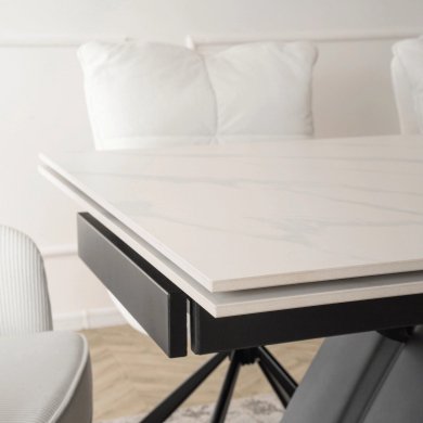 Обеденный стол Mebel Elit DEVON Белый ME.DEVON/B/CZ/S160-220 фото - 9