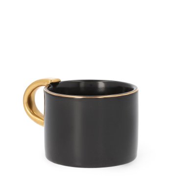 Чашка з блюдцем та ложкою Homla BOMLO 200 мл | Чорний - 7 Чашка з блюдцем та ложкою Homla BOMLO 200 мл | Чорний 200835 фото - 7