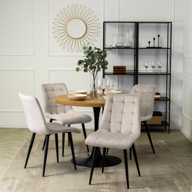 Обеденный стул Mebel Elit GOMEZ Бежевый ME.GOMEZ/BZ/V/K фото - 5