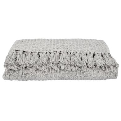 Плед Homla Vaffel 130x170 см Світло-сірий 154192 фото - 3