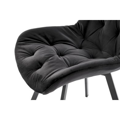 Обідній стілець поворотний Halmar K519 Чорний V-CH-K/519-KR-CZARNY фото - 11