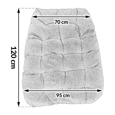 Підвісне крісло-кокон з складаним кошиком Kontrast SAN MARINO Чорний 5.01.80405 фото - 8