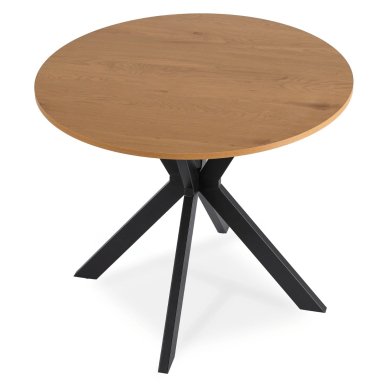 Обеденный стол Mebel Elit LAUREN 90 см Дуб золотой ME.LAUREN/D/CZ/S90 фото - 3