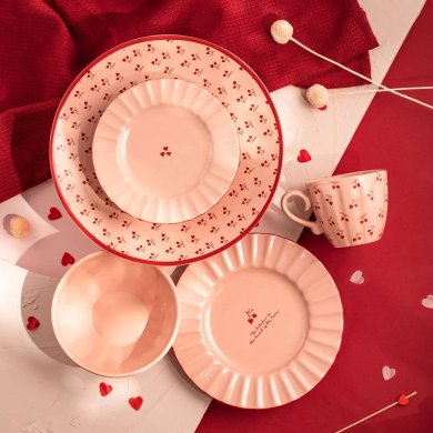 Обідня тарілка Homla CHERISH LOVE 26 см Принт - 5 Обідня тарілка Homla CHERISH LOVE 26 см Принт 234207 фото - 5