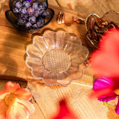 Сервировочная тарелка Homla CAREN 11 см Прозрачный 227340 фото - 6