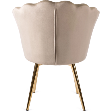 Обідній стілець Mebel Elit VIOLA Welur Бежевий ME.VIOLA/EC/ZL/V/K фото - 4