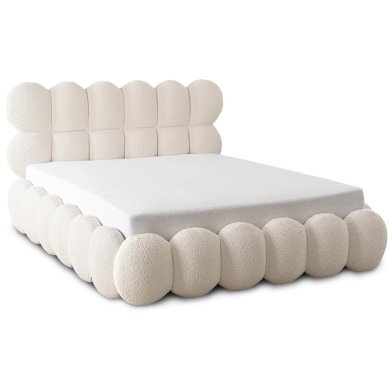 Кровать Mebel Elit ANKARA Boucle 140x200 см Кремовый ME.ANKARA/140/KR/TB/LOZZPOJ фото - 5