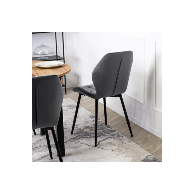 Обідній комплект меблів Mebel Elit HARRY LUCKY | Дуб крафт / Чорний / Сірий HARRY/DC/CZ/S/LUCKY/P/V/Z4/K фото - 15