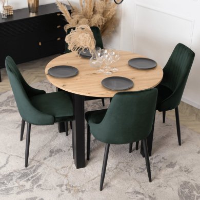 Обеденный стул Mebel Elit BARI Welur Зеленый ME.BARI/Z/V/K фото - 8