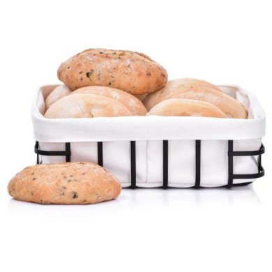 Хлібниця відкрита Duka Fint | Чорний білий 1216774 фото - 2