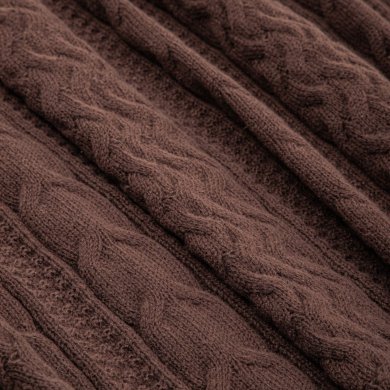 Плед Homla FLAVE 130x170 см Коричневый 245303 фото - 2