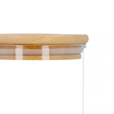 Контейнер Homla ERLE 0,9 л | Прозорий / Дерево - 4 Контейнер Homla ERLE 0,9 л | Прозорий / Дерево 164710 фото - 4