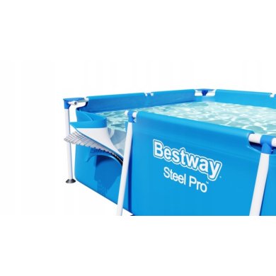 Детский каркасный бассейн Bestway 56401 STEEL PRO 221х150х43 см Синий - 2 Детский каркасный бассейн Bestway 56401 STEEL PRO 221х150х43 см Синий BES56401 фото - 2