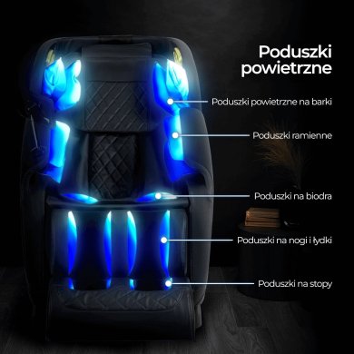 Крісло масажне Mebel Elit VX MAX Чорний ME.VXMAX/CZ/E/ANG/FW фото - 10