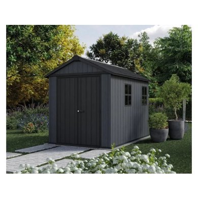 Садовый домик Keter NEWTON PLUS 230х287х246 см Серый - 3 Садовый домик Keter NEWTON PLUS 230х287х246 см Серый 259109 фото - 3