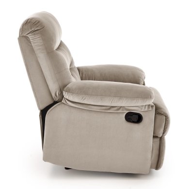 Кресло мягкое раскладное с реклайнером Halmar DRAGER Бежевый V-CH-DRAGER-FOT-BEŻOWY фото - 5
