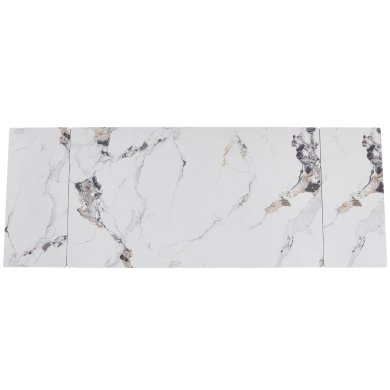 Розкладний обідній стіл Mebel Elit LUIGI Marmur Білий - 3 Розкладний обідній стіл Mebel Elit LUIGI Marmur Білий ME.LUIGI/B/CZ/S160-240 фото - 3