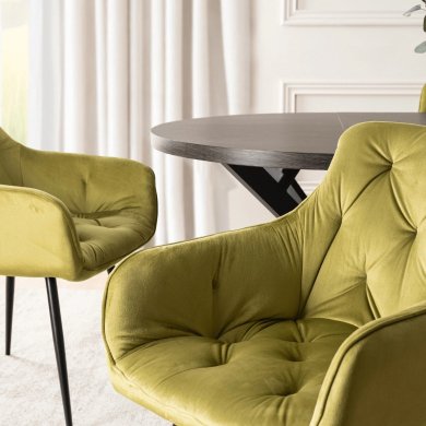 Обеденный стул Mebel Elit MODESTO Welur Фисташковый ME.MODESTO/CU/CZ/V/K фото - 8