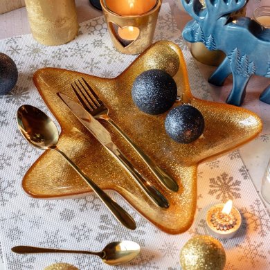 Сервировочное блюдо Homla BLITS 30 см Золотой - 4 Сервировочное блюдо Homla BLITS 30 см Золотой 156346 фото - 4