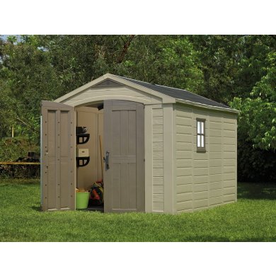 Садовый домик Keter FACTOR 257х331х243 см Бежевый 230454-1 фото - 6