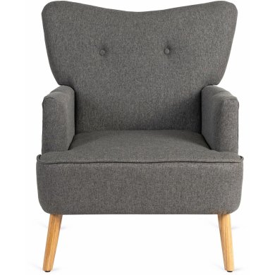 Кресло мягкое Mebel Elit BUNNY Темно-серый ME.BUNNY/CP/DK/T/FW фото - 3