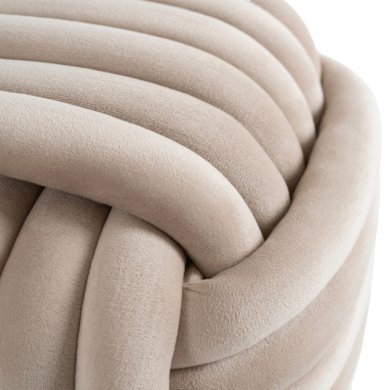 Пуф Mebel Elit MAGMA Welur Кремовый ME.MAGMA/KR/V/PUF фото - 2