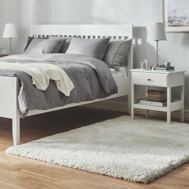 IKEA Ковер VOLLERSLEV 133x195 см Белый (ИКЕА ФОЛЛЕРСЛЕВ) 70492570 фото - 3