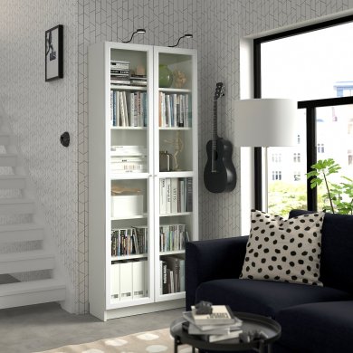 IKEA Вітрина BILLY / OXBERG (ИКЕА БИЛЛИ / OXBERG) 69017828 фото - 10