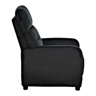 Крісло м'яке розкладне з реклайнером Signal OTUS Velvet Чорний OTUSVC фото - 3