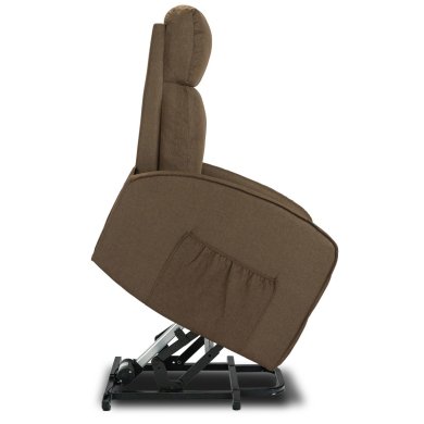 Кресло мягкое раскладное с реклайнером Mebel Elit COLTON Коричневый ME.COLTON/BR/T/FW фото - 10