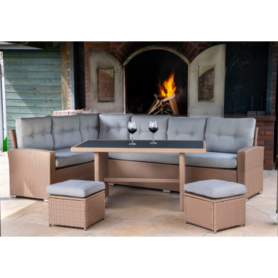 Комплект садових меблів Corciano KARA MAXI Коричневий 5901721056060 фото - 6