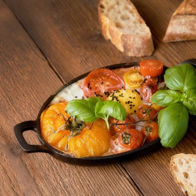 Сковорода з підставкою Homla ANDREAS 22x12 см | Чорний 214010 фото - 6