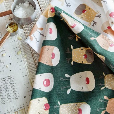 Набір кухонних рушників Homla REINDEER 45x65 см 2 шт Принт 223200 фото - 6