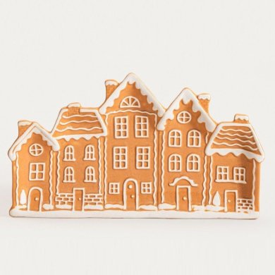 Сервірувальне блюдо Homla LOKKA 32x18 см Коричневий 242675