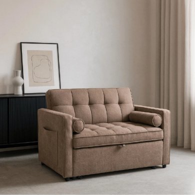 Кресло мягкое раскладное Mebel Elit CORRA Коричневый ME.CORRA/BR/T/SOF фото - 15