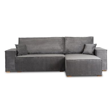 Розкладний диван Mebel Elit ALEX Темно-сірий - 2 Розкладний диван Mebel Elit ALEX Темно-сірий MGK.FILO/LINCOLN90/NAR фото - 2