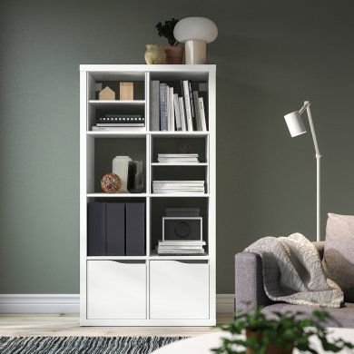 IKEA Стеллаж KALLAX Белый (ИКЕА КАЛЛАКС) 89552941 фото - 2