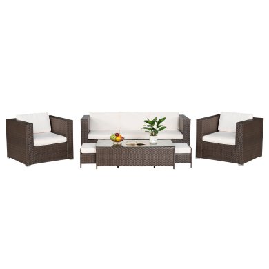 Комплект садових меблів Favora ROSEMARY Коричневий WS610