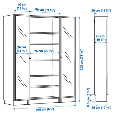 IKEA BILLY/HOGBO (ИКЕА БИЛЛИ/ХОГБО) 69484081 фото - 5