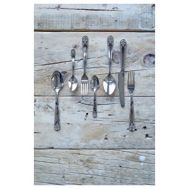 IKEA Набір столових приборів ÄTBART (ИКЕА ЭТБАРТ) 60258959 фото - 5