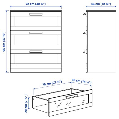 IKEA BRIMNES (ИКЕА БРИМНЕС) 99487907 фото - 3