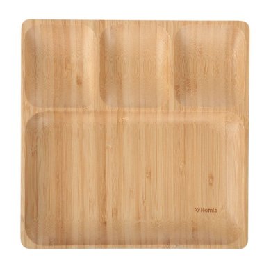 Піднос Homla BAMBOU 25х25 см Дерево - 2 Піднос Homla BAMBOU 25х25 см Дерево 229183 фото - 2
