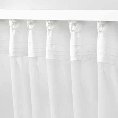 Тюль PALPLJUNGMAL 145x300 см 2 шт Белый - 7 IKEA Тюль PALPLJUNGMAL 145x300 см 2 шт Белый (ИКЕА ПАЛПЛЮНГМАЛ) 50607845 фото - 7