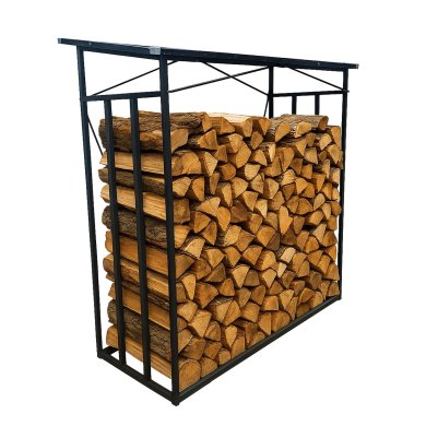 Дровниця Garden Line 185x70x185 см Чорний GWI6332 фото - 6