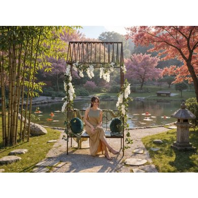 Садовая скамья Garden Line GOM1456 Античная бронза GOM1456 фото - 10