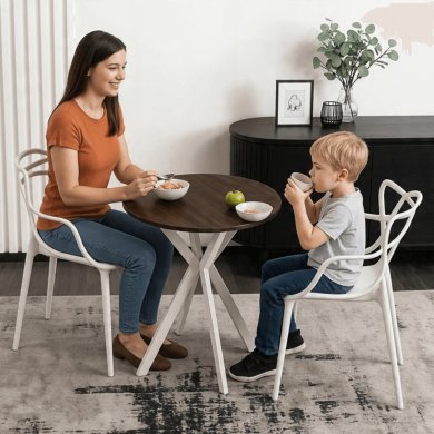 Обеденный стол Mebel Elit LAUREN 60 см Орех ME.LAUREN/O/B/S60 фото - 6