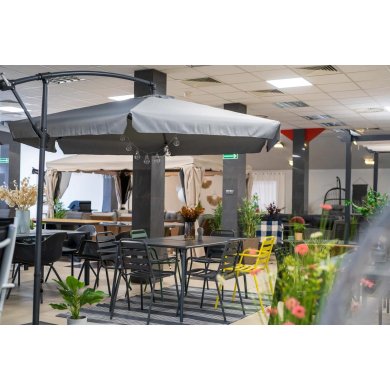 Садовый зонт Corciano WERONA 300 см Серый 5901721057845 фото - 10