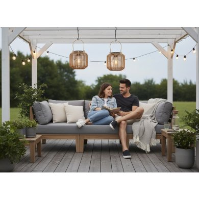 Декоративный светильник на солнечной батарее Garden Line LAP0121 Коричневый LAP0121 фото - 4