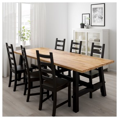 IKEA Обеденный стол SKOGSTA Акация (ИКЕА SKOGSTA) 70419264 фото - 4